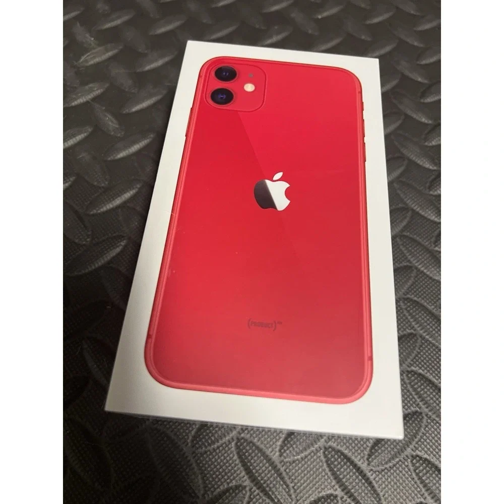 Apple iPhone 11 64 GB Red BOX ONLY insert paperwork stickers 2019 EmPtY Gift box